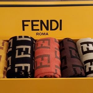 New FENDI 5 pair set socks in box